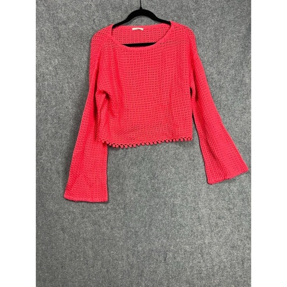 Tularosa x Revolve Sweater Women Small Pink Knit Topanga Sweater A2 - Picture 3 of 10